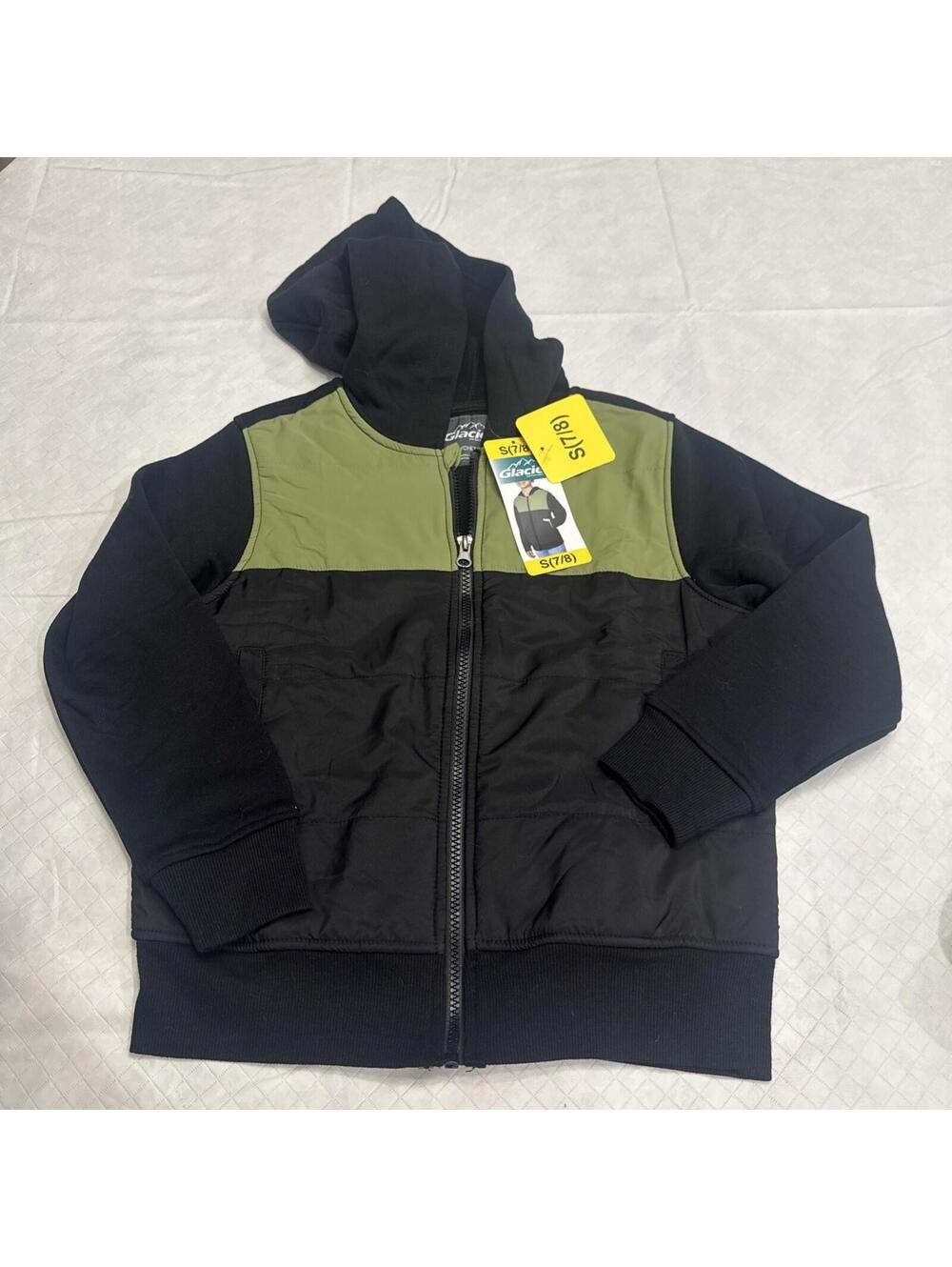 Glacier Performance Two Tone Hoodie, NWT, Boys Size 7/8